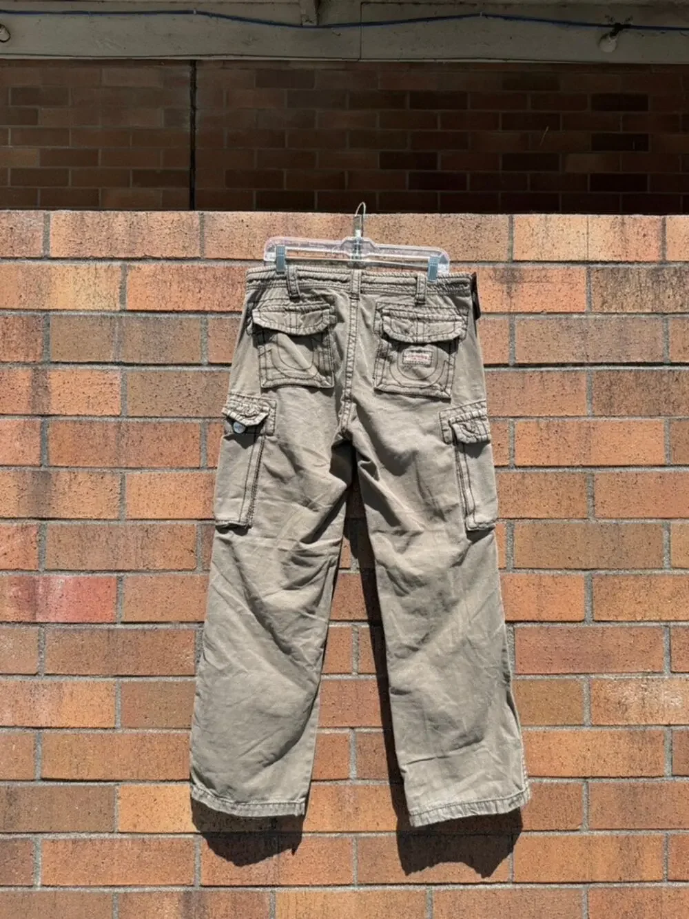 Y2K True Religion Vintage Olive Green Khaki Anthony Cargo Pants Ricky Super T